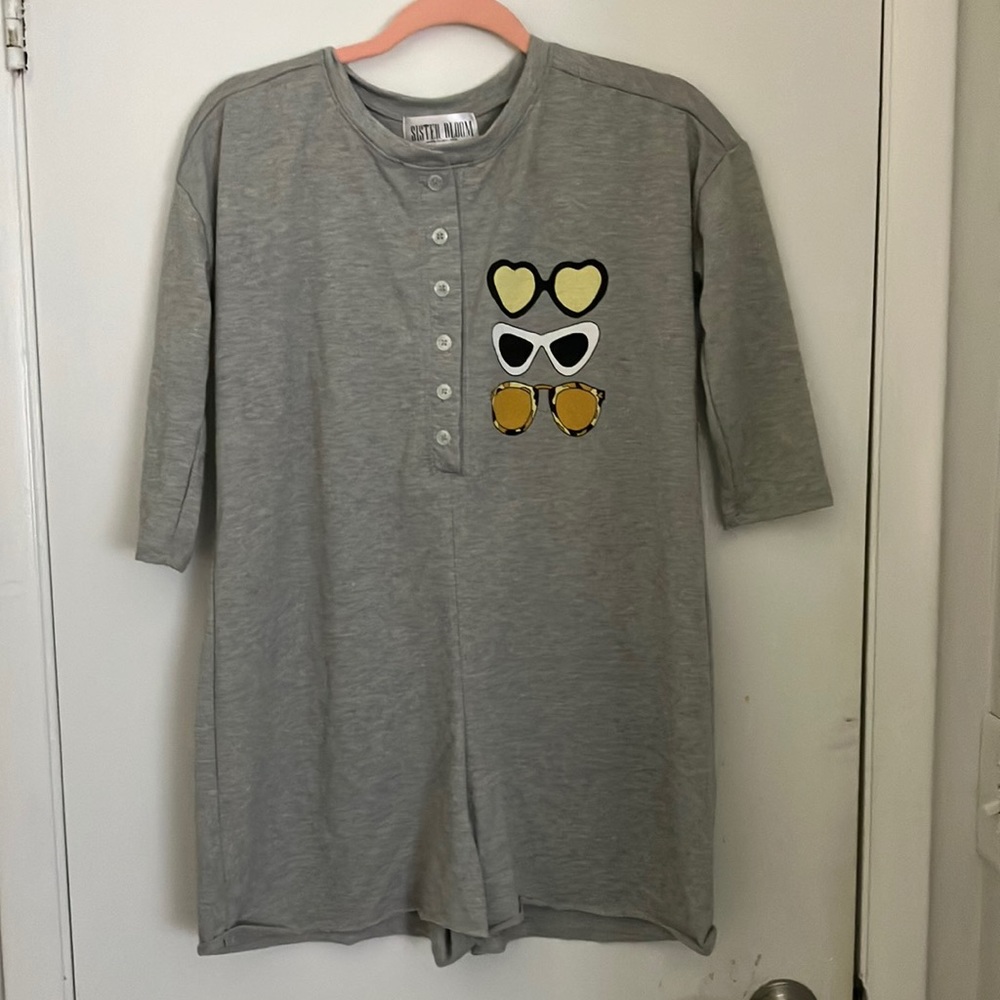 Sister Bloom onesie PJs, S, NWOT